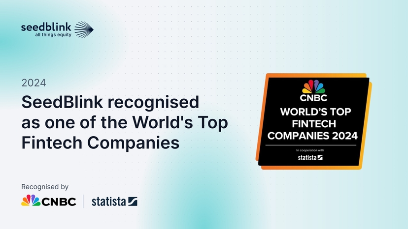 SeedBlink recognised as one of the World's Top Fintech Companies 2024 by CNBC & Statista! 