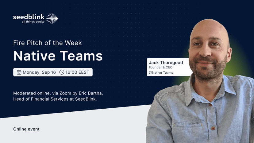 Native Teams pitches next at the Fire Pitch of the Week – on Monday, September 16th